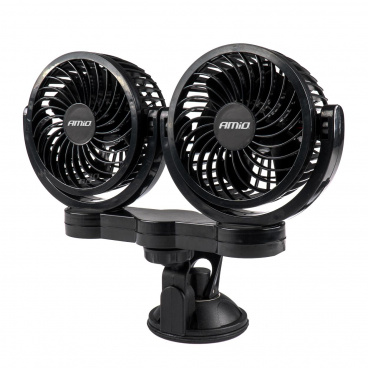 Ventilátor automobilový s prísavkou 24V AMIO-03011