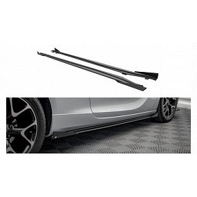 Dokładka Opel Astra GTC OPC-Line J Progi Street Pro Black + Gloss Flaps Dokładka Opel Astra GTC OPC-Line J Progi Street Pro Black + Gloss Flaps