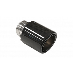 Koncovka tlmiča 114mm vstup 76mm Carbon Gloss