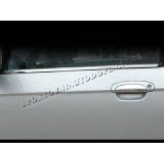 Hyundai Getz 02- nerez chróm lišty bočných okien Omsa Tuning