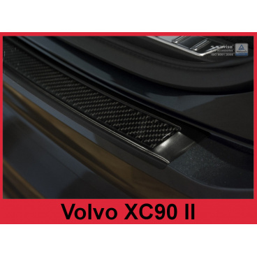Carbon kryt- ochrana prahu zadného nárazníka Volvo XC90 II 2015+