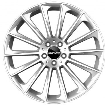 Alu koleso GMP STELLAR silver 9,0x21 5X108 ET45 Alu koleso GMP STELLAR silver 9,0x21 5X108 ET45