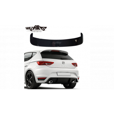 Zadné krídlo SEAT LEON Lesklá čierna