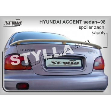 Hyundai Accent sedan (94-98) spoiler zadnej kapoty Hyundai Accent sedan (94-98) spoiler zadnej kapoty