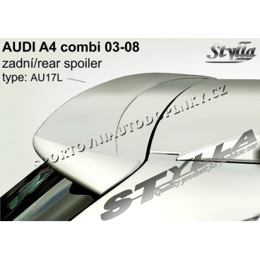 AUDI A4 combi 03+ spoiler zadných dverí horný