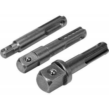 Sada adaptérů SDS+ 1/4", 3/8", 1/2" Sada adaptérů SDS+ 1/4", 3/8", 1/2"