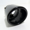 Športová nerezová koncovka výfuku black 76 mm