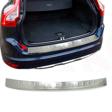 Nerez kryt zadného nárazníka Omtec Volvo XC60 2013-17 leštený Nerez kryt zadného nárazníka Omtec Volvo XC60 2013-17 leštený