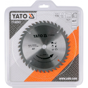 Kotouč na dřevo 170 x 16 mm 40z Kotouč na dřevo 170 x 16 mm 40z