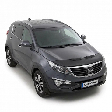 Čierny ochranný návlek na prednú časť kapoty Kia Sportage 2010–15