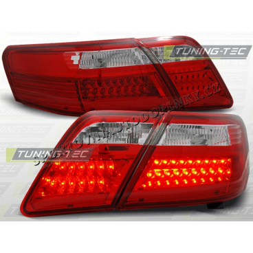 TOYOTA CAMRY 6 XV40 2006-09 ZADNÍ LED LAMPY RED WHITE