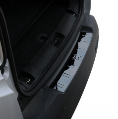 Nerez kryt hrany zadného nárazníka Omtec Jeep Renegade 2014+ čierny