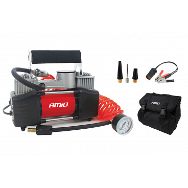 Automobilový kompresor AComp-4 kovový 2 - piestový 12 V HQ Automobilový kompresor AComp-4 kovový 2 - piestový 12 V HQ