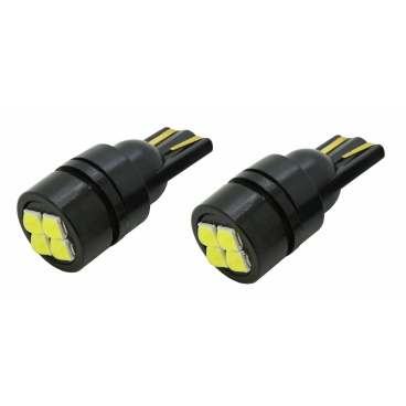 Žárovka 4LED 3030  12V  T10  bílá  2ks