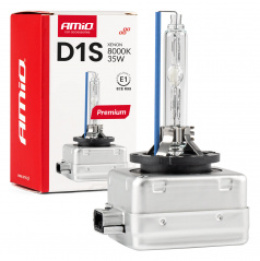 Xenónová žiarovka výbojka xenón D1S 8000K AMiO PREMIUM AMIO-01410