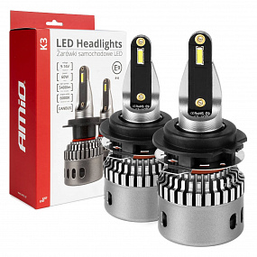 Automobilové LED žiarovky série K3 H7-1 12V 6000K Canbus AMIO-03684 Automobilové LED žiarovky série K3 H7-1 12V 6000K Canbus AMIO-03684