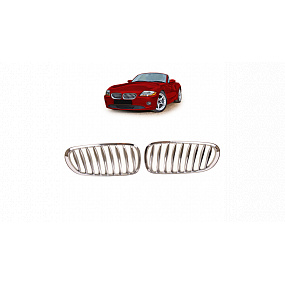 Gril BMW Z4 E85 E86 jednotlivé rebro Chróm