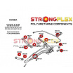 Honda CRX 1992-97 Strongflex Šport zostava silentblokov len pre zadnú nápravu 22 ks