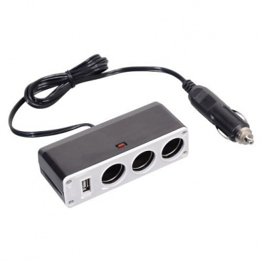 Roztrojka 12/24V + 1000mA USB Roztrojka 12/24V + 1000mA USB