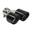 Koncovka Tlmiča 101mmx2 vstup 76mm Carbon Gloss Sada