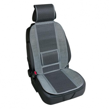 Bambusový poťah na sedadlo šedý