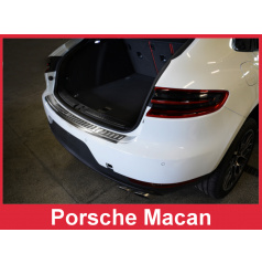 Nerez kryt- ochrana prahu zadného nárazníka Porsche Macan 2013-16