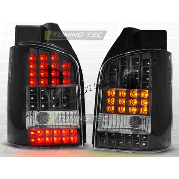 VW T5 2003-09 zadné LED lampy Black (LDVW42)