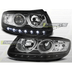 Hyundai Santa Fé 2006+ Predné číre svetlá Daylight LED black (LPHU03)