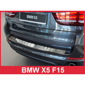 Nerez kryt- ochrana prahu zadného nárazníka BMW X5 F15 M 2013-16