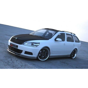 Spoiler pod predný nárazník pre Škoda Octavia Mk2 Facelift, Maxton Design (plast ABS bez povrchovej úpravy) Spoiler pod predný nárazník pre Škoda Octavia Mk2 Facelift, Maxton Design (plast ABS bez povrchovej úpravy)