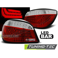 BMW E60 07.2003-02.2007 zadné lampy red white LED BAR (LDBMC3)