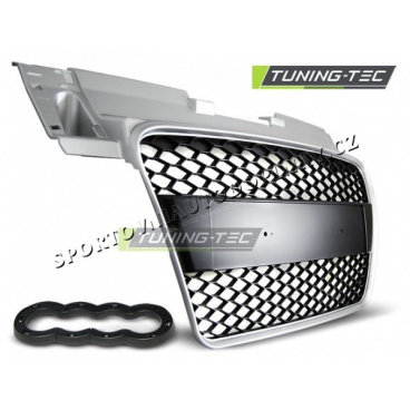 Audi TT 2006-09 silver RS-Style maska (GRAU06) Audi TT 2006-09 silver RS-Style maska (GRAU06)