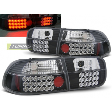 Honda Civic 09.91-08.95 2d / 4d zadné lampy black (LDHO06)
