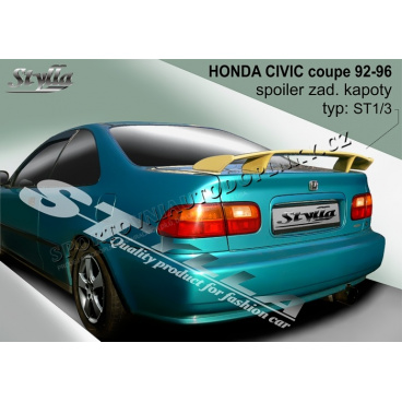 Honda Civic coupe 1992-96 spoiler zadnej kapoty (EÚ homologácia)