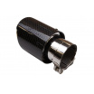 Koncovka tlmiča 114mm vstup 70mm Carbon Gloss
