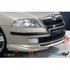 Škoda Octavia II spoiler pod predný nárazník