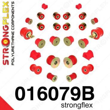 Alfa Romeo 147 Strongflex kompletná zostava silentblokov 24 ks
