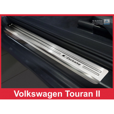 Nerez ochranné lišty prahu dverí 4ks Volkswagen Touran 2 2015-17