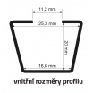 Střešní nosič RAPID zámek FE DIH - liftback