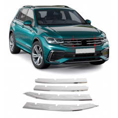 Nerez lišty prednej masky VW Tiguan II 2020+ Fcl.