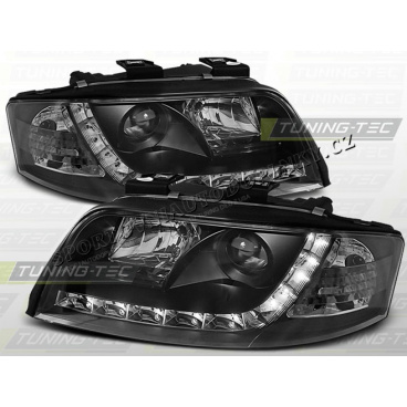 AUDI A6 (C5) 2001-04 Predné číre svetlá DAYLIGHT LED BLACK (LPAU46) AUDI A6 (C5) 2001-04 Predné číre svetlá DAYLIGHT LED BLACK (LPAU46)