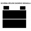Autopoťahy Elegant-Škoda Fabia I-nedelená zadná sedačka