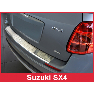 Nerez kryt- ochrana prahu zadného nárazníka Suzuki SX4 HTB. 2006-16