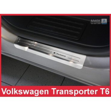 Nerez ochranné lišty prahu dverí 2ks Volkswagen Transporter T6 2010+