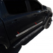 Nerez masívne ochranné lišty dverí Mercedes X-Classe 2017+, Ford Ranger 2015-23
