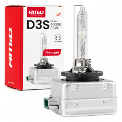 Xenónová žiarovka výbojka xenón D3S 6000K AMiO PREMIUM AMIO-01979