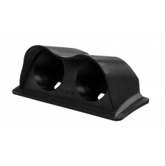 Adaptér pre budíky 2x 60mm na palubnú dosku BMW 3 E46 so zadným otvorom pre káble
