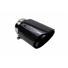 Koncovka tlmiča 114mm vstup 76mm Carbon Gloss