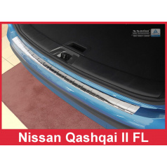 Nerez kryt- ochrana prahu zadného nárazníka Nissan Qashqai II 2017