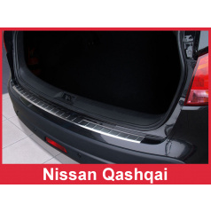 Nerez kryt- ochrana prahu zadného nárazníka Nissan Qashqai 2007-13